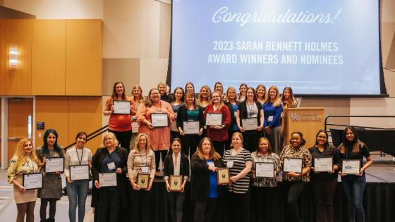 Sarah Bennett Holmes Award Recipients for 2023